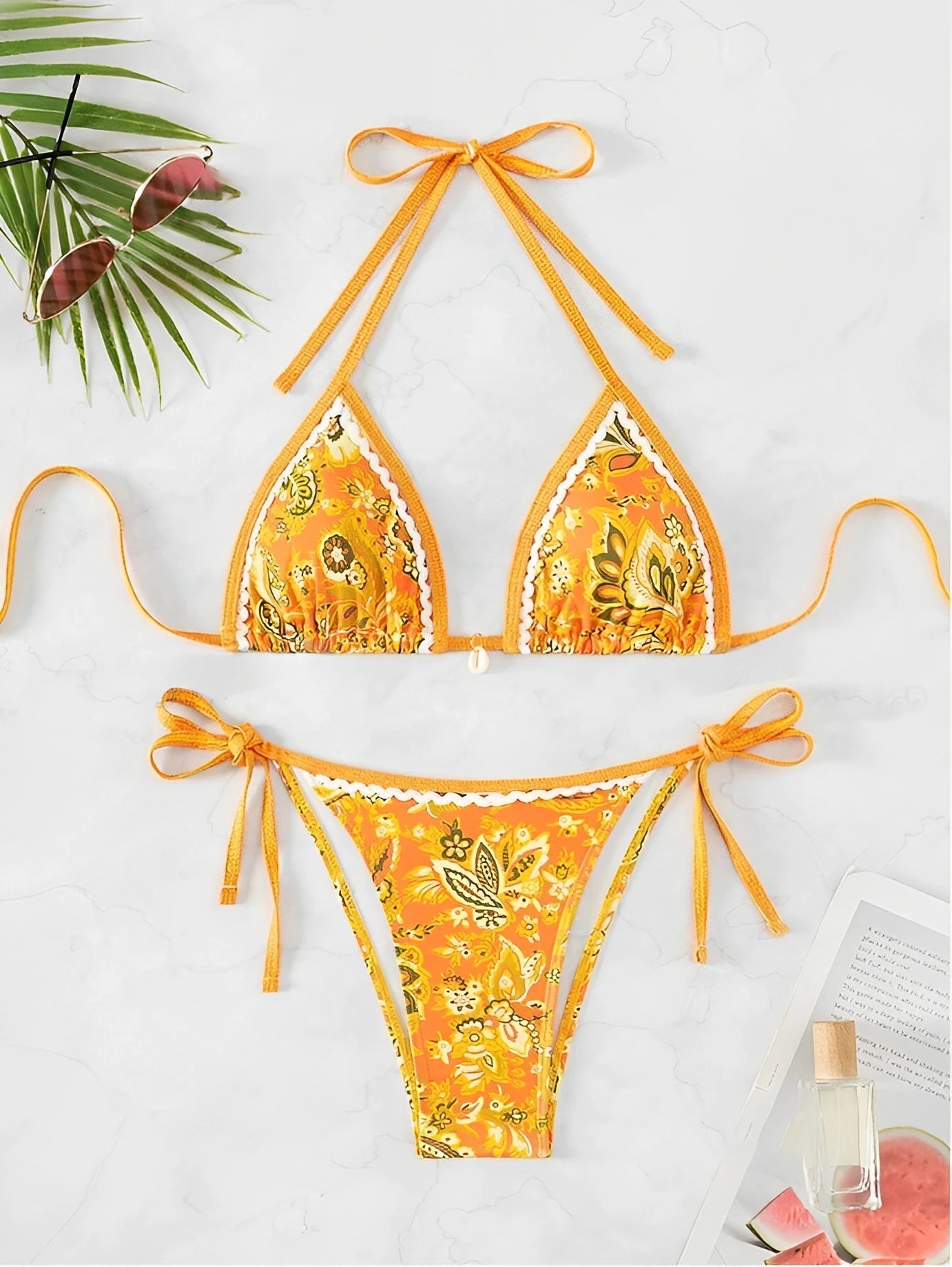 Maddy String Triangle Bikini