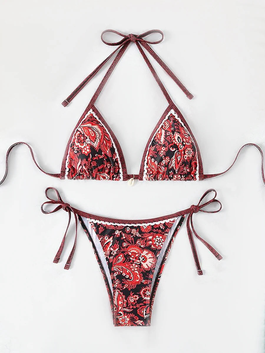 Maddy String Triangle Bikini