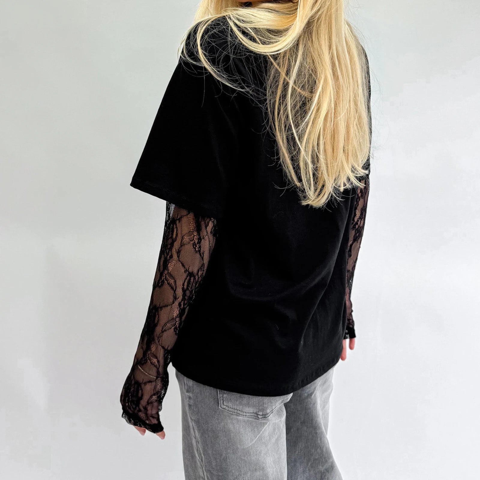 Mandy Shirt Long Sleeve Lace