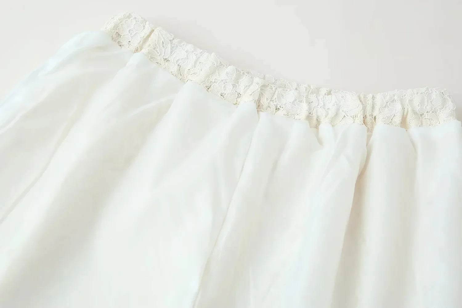 Brenda Lace Long Pants – ivory – lace detail