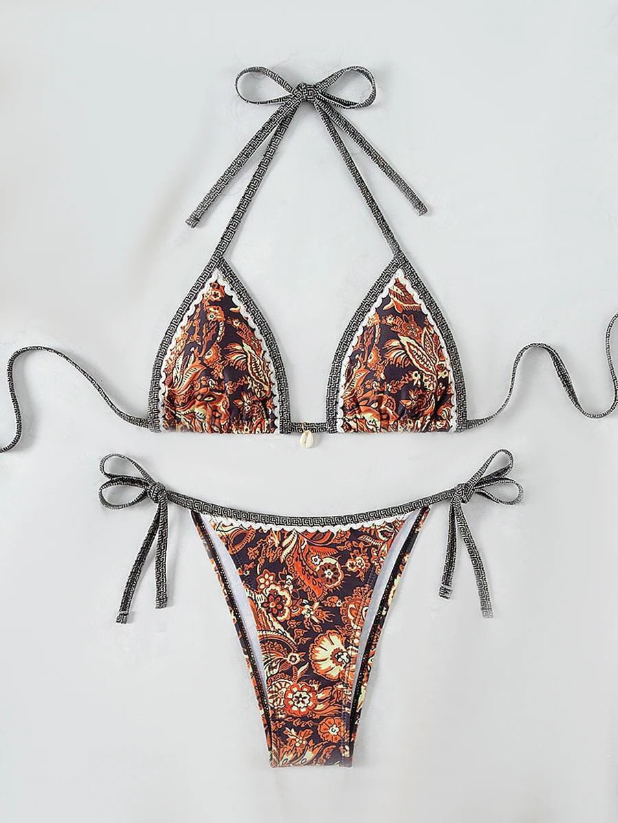 Maddy String Triangle Bikini