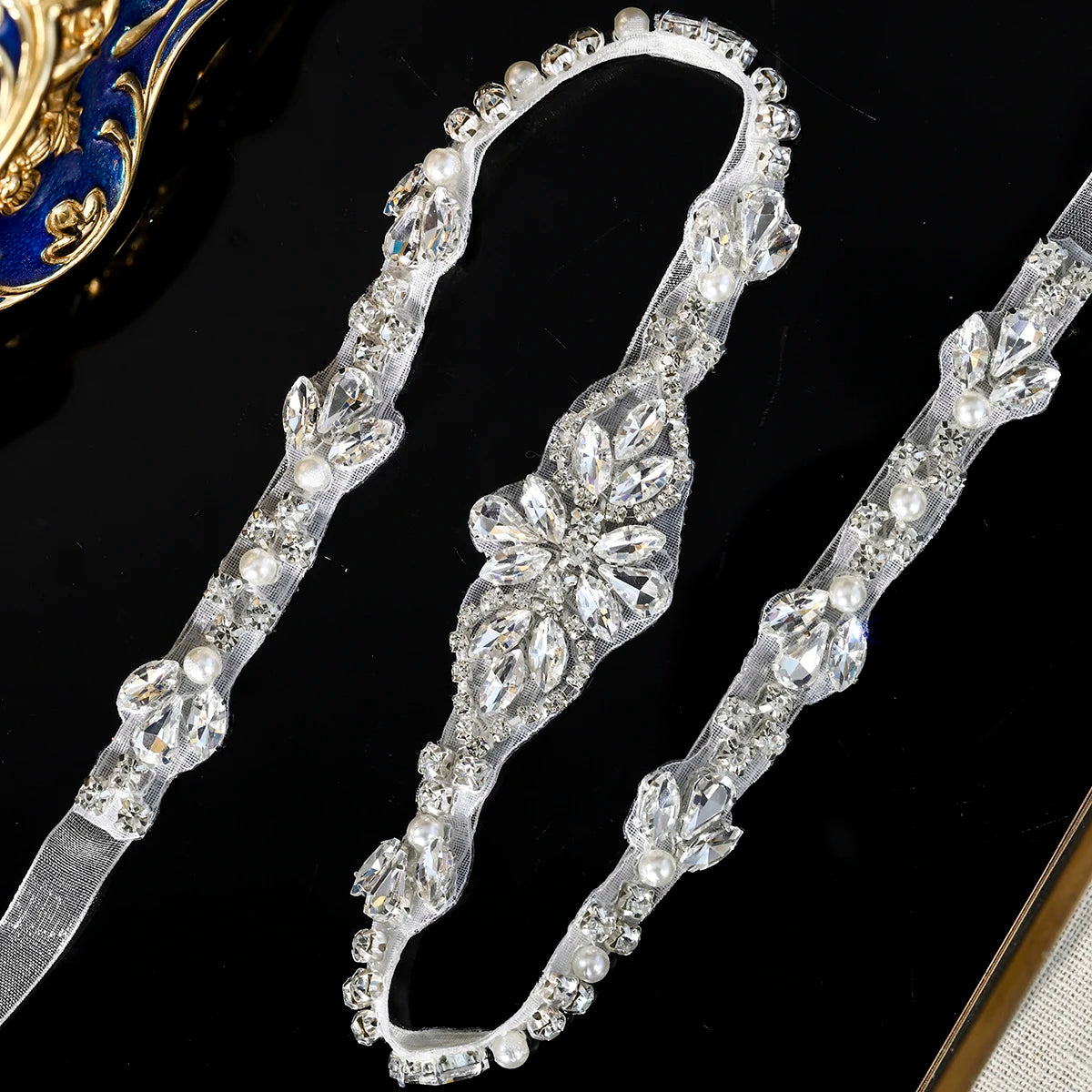 Sash Rhinestone Bridal Belt – silver rhinestone bridal belt