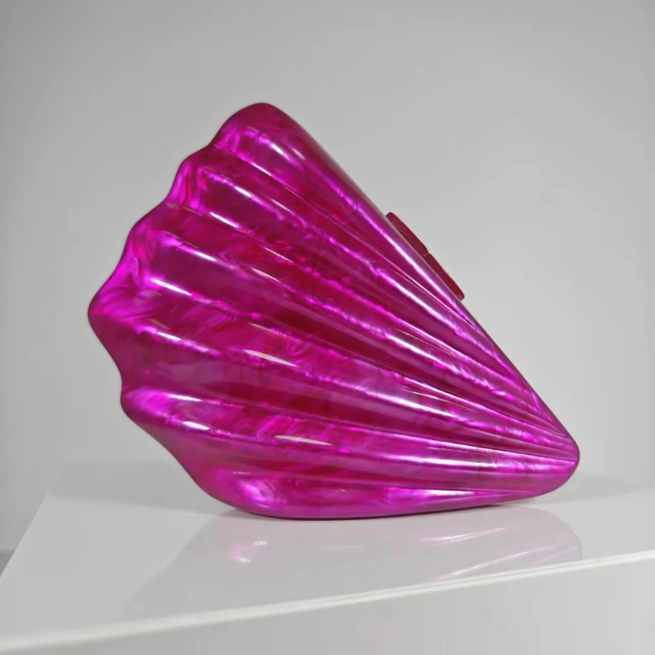 Shell Acrylic Clutch