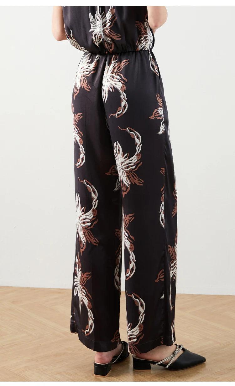 Saskia 100% Silk Trouser