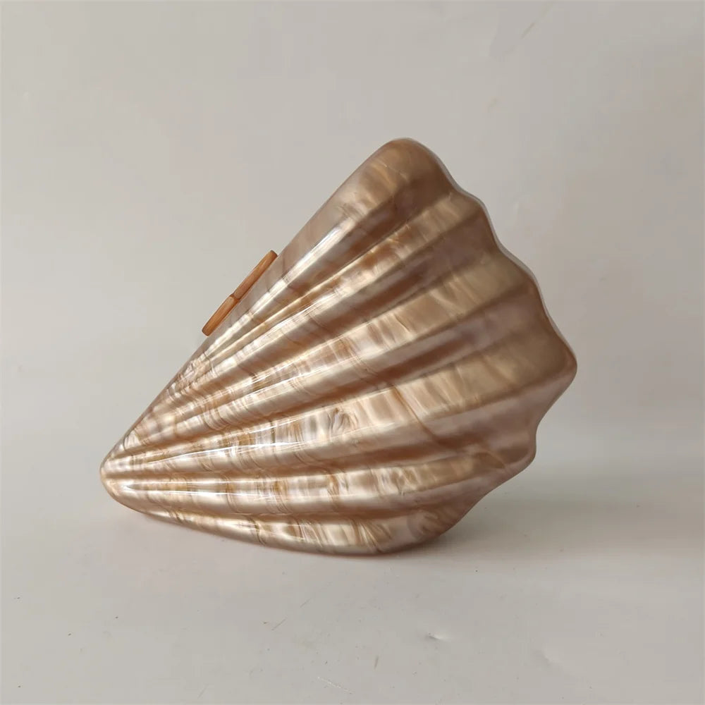 Shell Acrylic Clutch