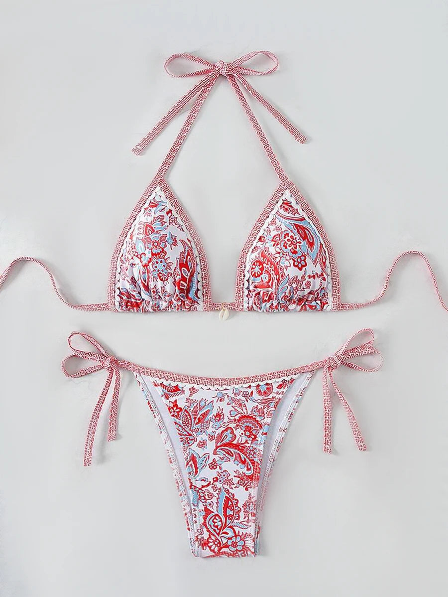 Maddy String Triangle Bikini