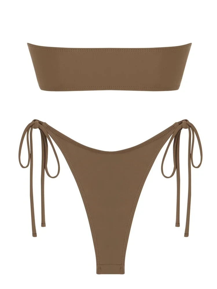 Ring Bandeau String Bikini