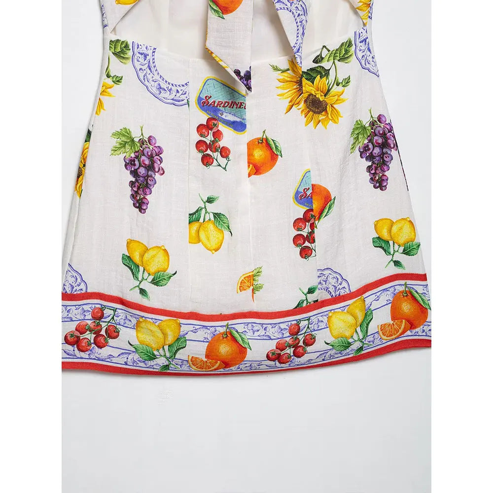 Greta Back Bow Mini Dress