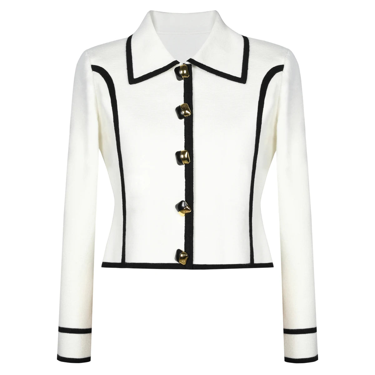 Claudia Contrast Trim Jacket