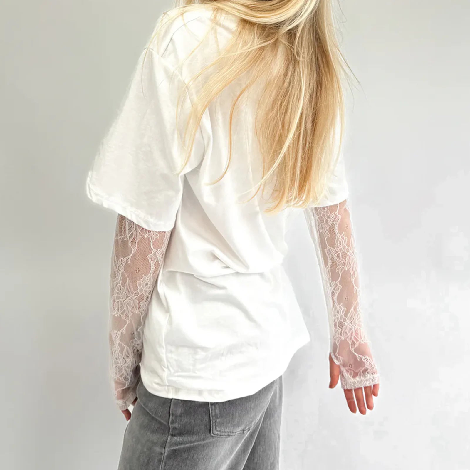 Mandy Shirt Long Sleeve Lace