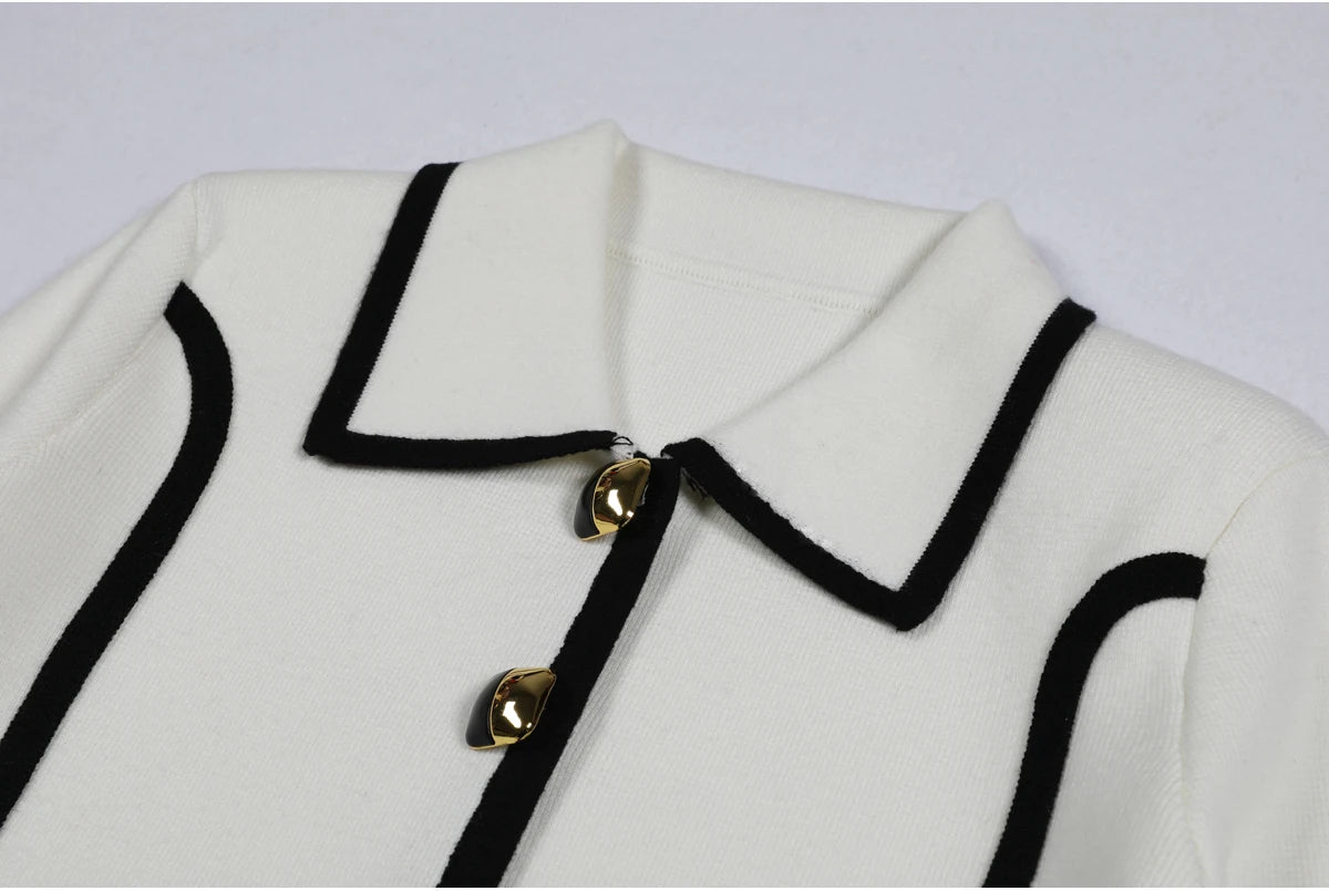 Claudia Contrast Trim Jacket