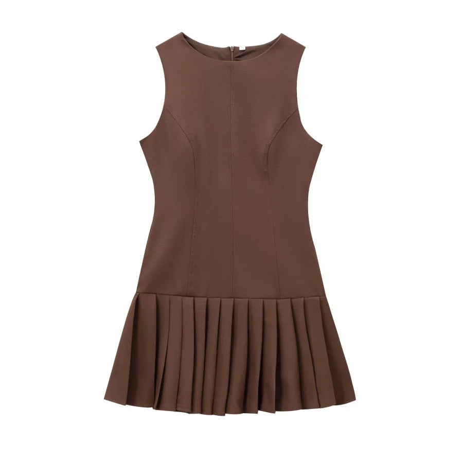 Anna Pleated Skirt Dress