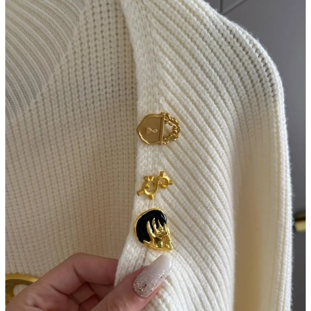 Keyhole Dress with Sweater Set