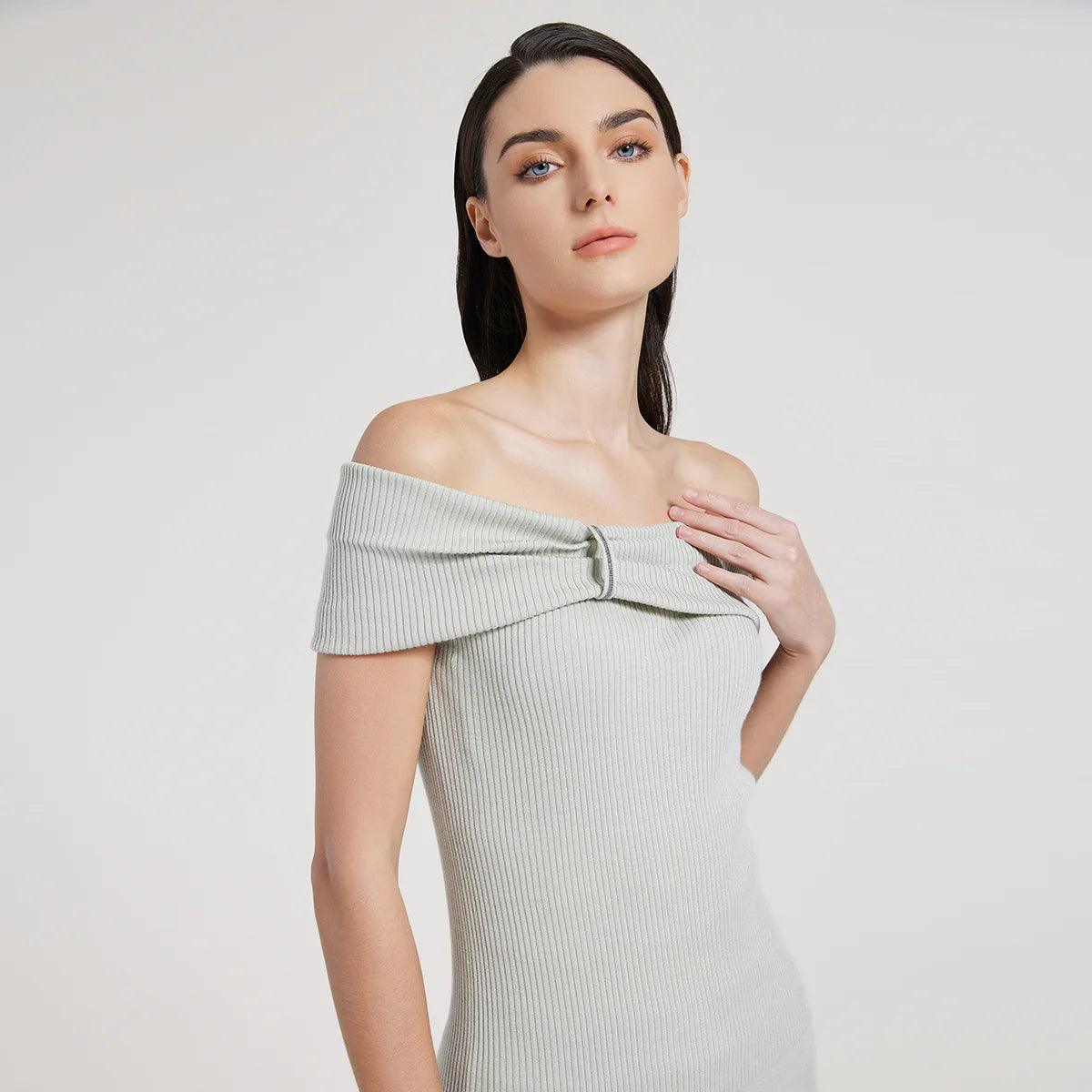 Haut Jackie en laine mérinos et soie