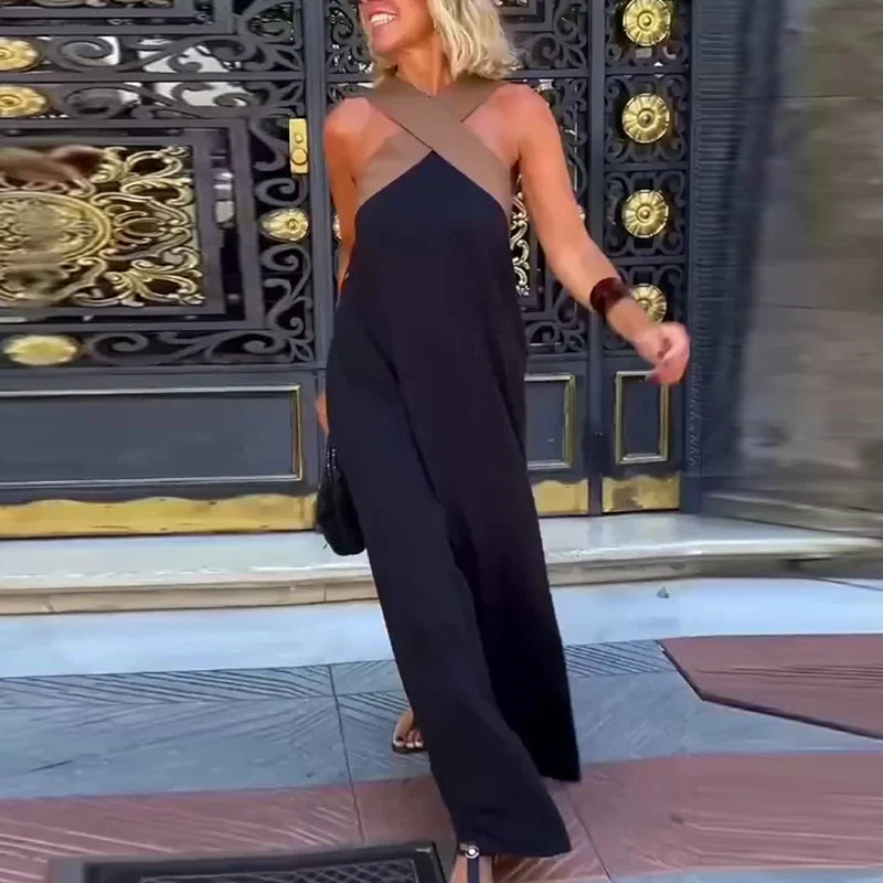 Abito con scollo all'americana incrociato Lola