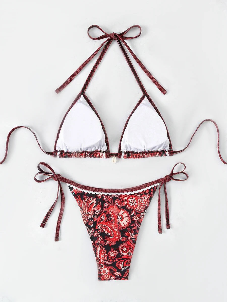 Maddy String Triangle Bikini