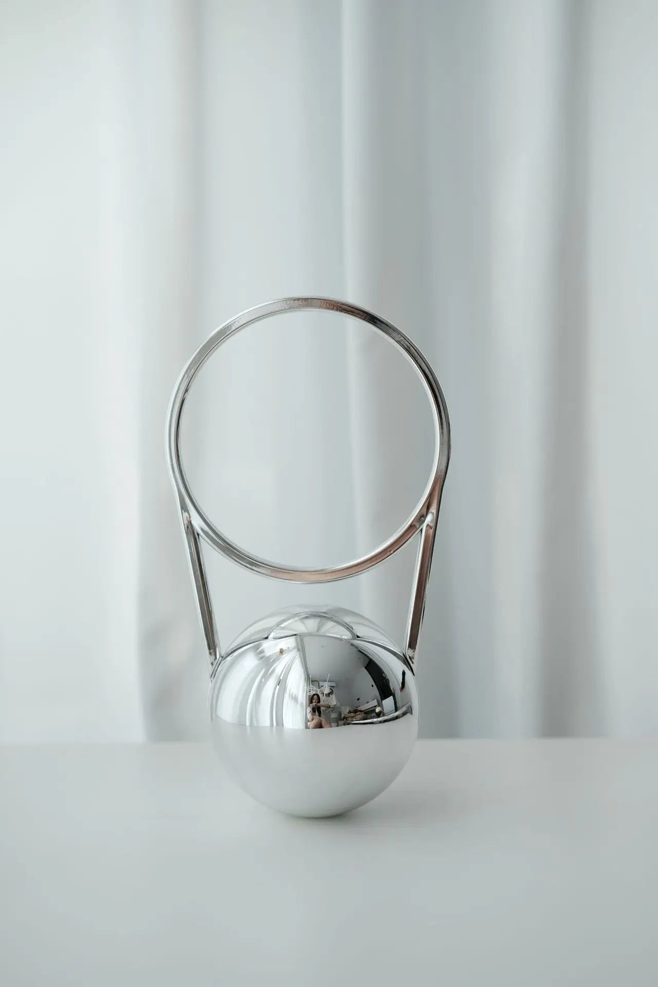 Sculptural Orb Evening Bag
