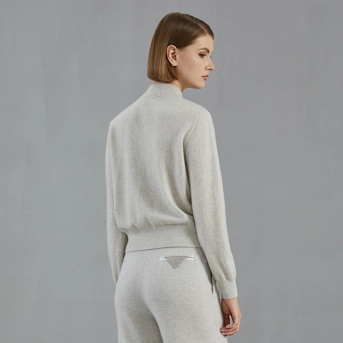 100% Cashmere Knit Cardigan