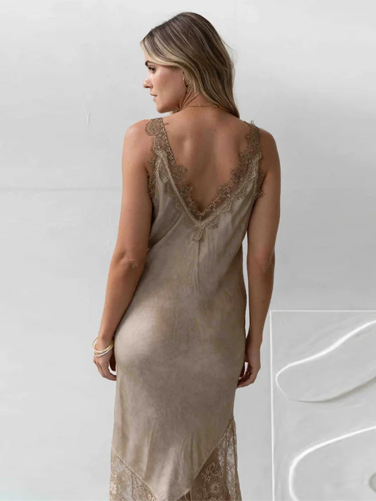 Taylor Lace Trimmed Slip Dress