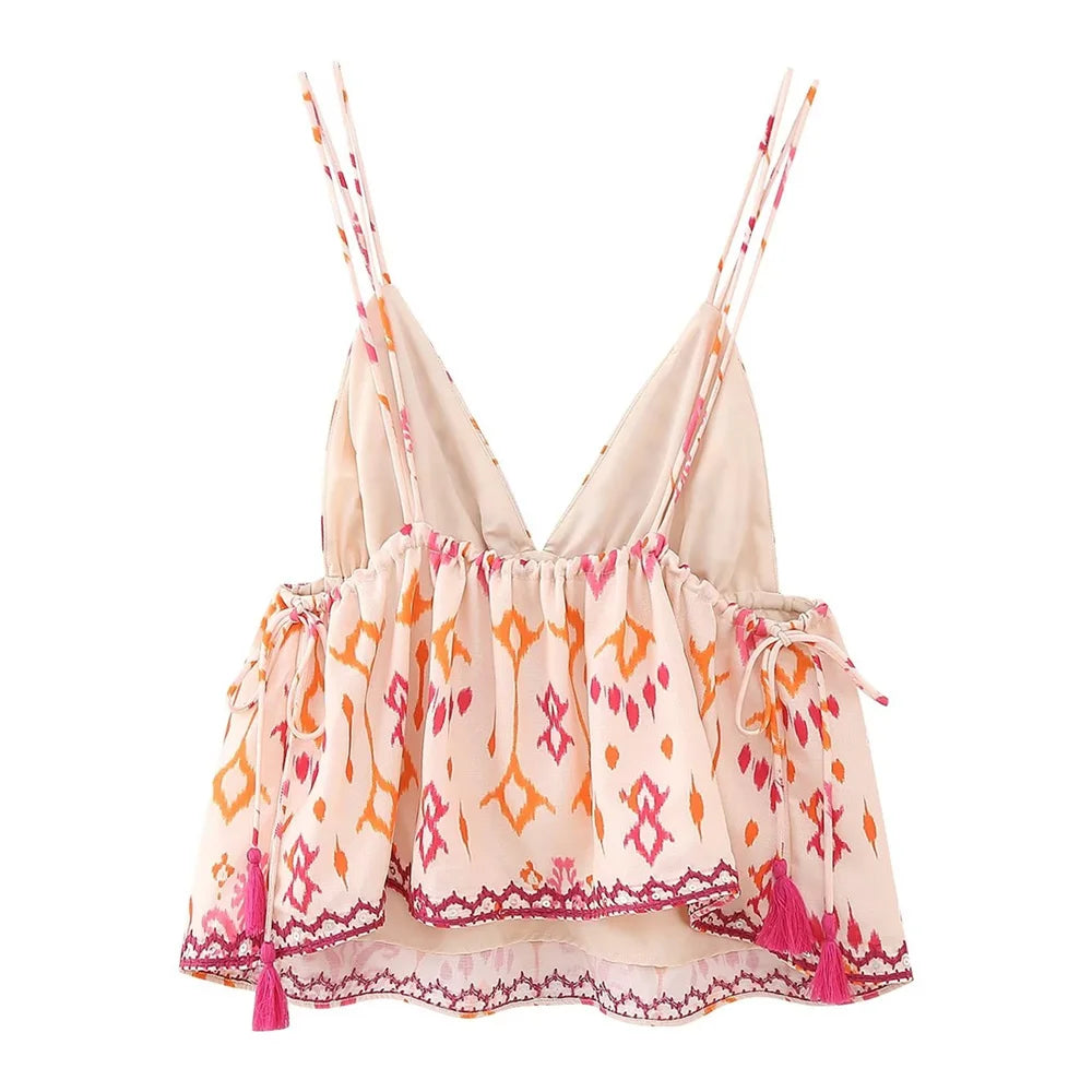 Katie Summer V-Neck Top