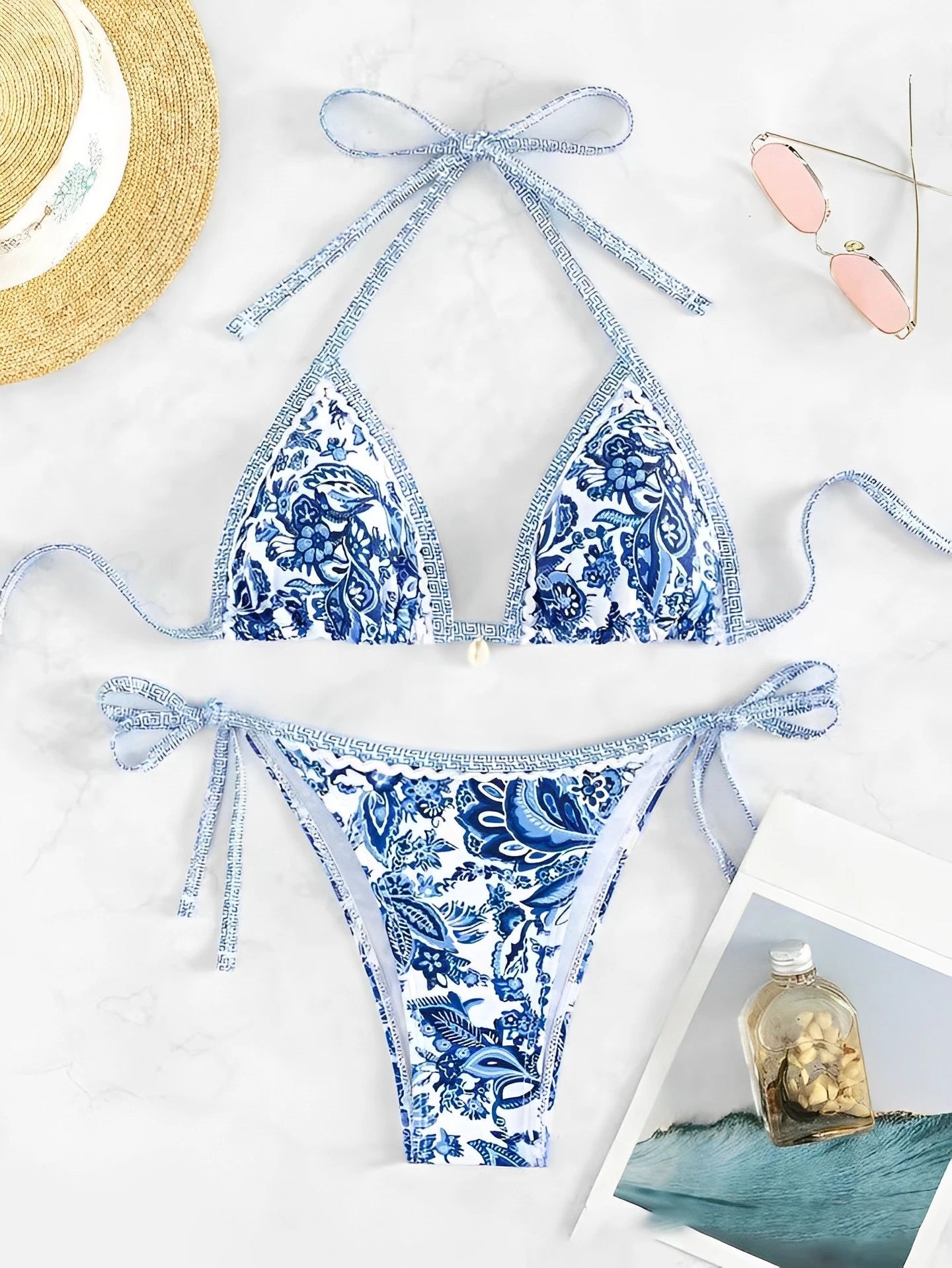 Maddy String Triangle Bikini