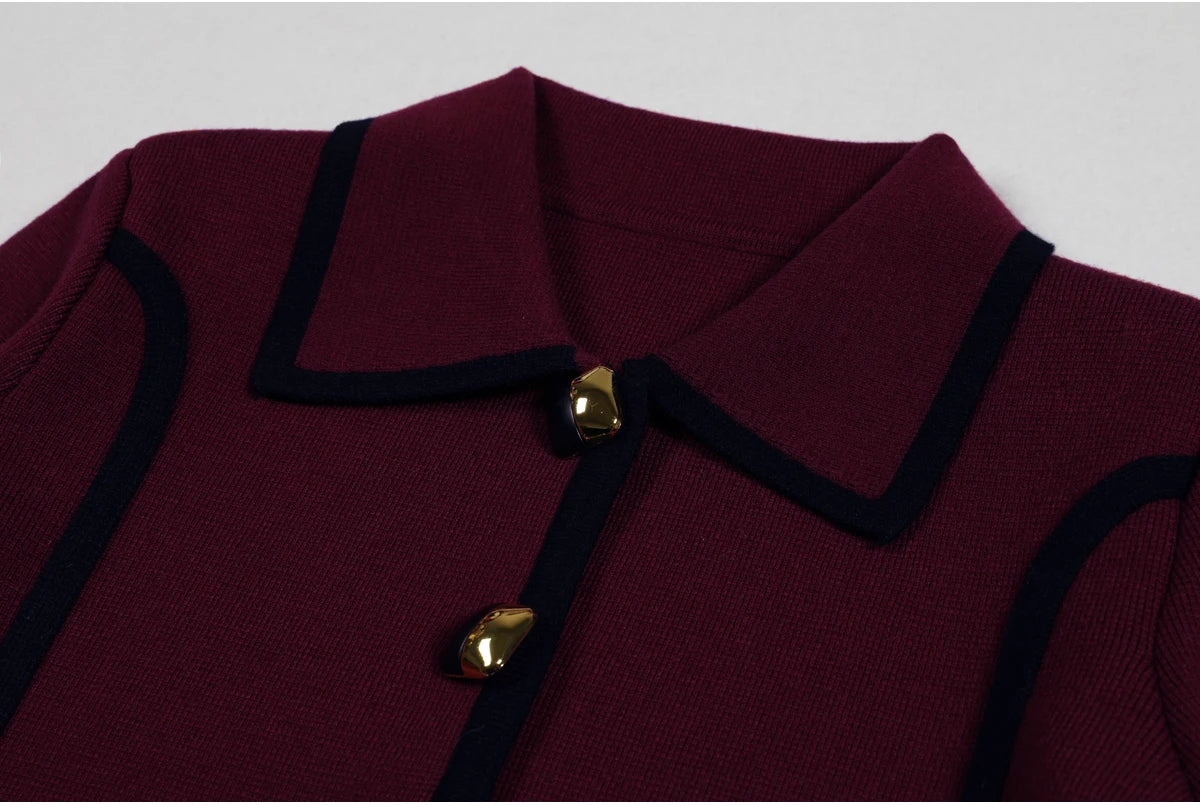 Claudia Contrast Trim Jacket