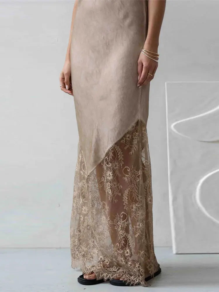 Taylor Lace Trimmed Slip Dress