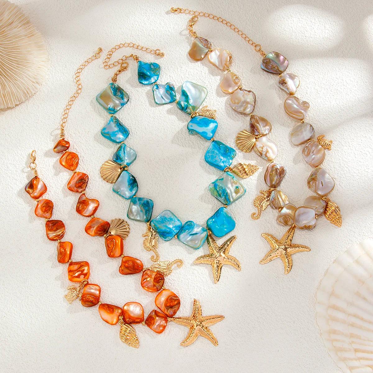 Beachy Starfish Choker