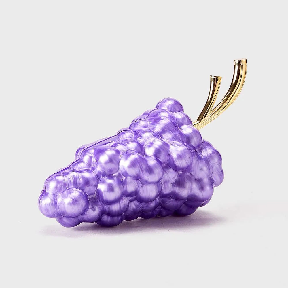 Bubble Grape Shaped Clutch Bag