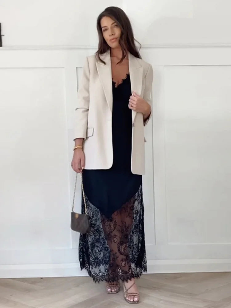 Taylor Lace Trimmed Slip Dress