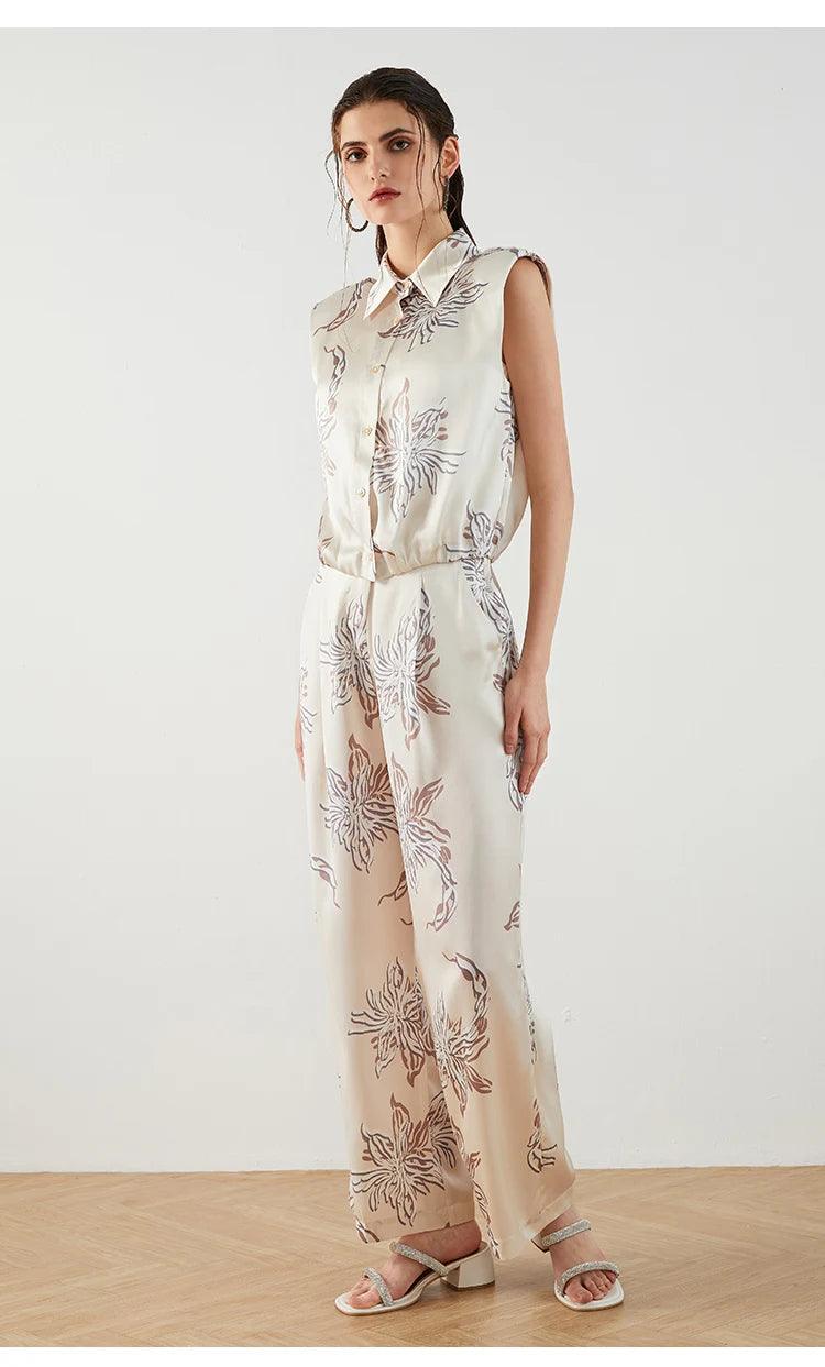 Pantalon Saskia 100% soie