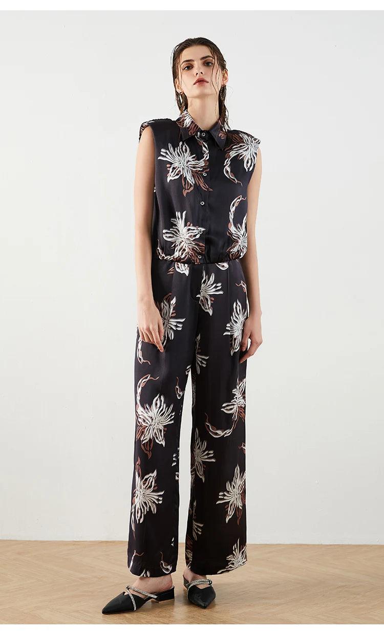 Pantalon Saskia 100% soie