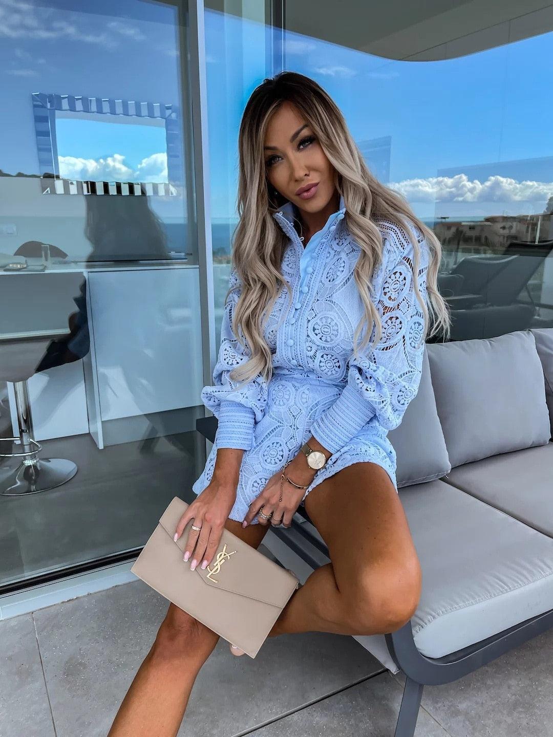 Claudia Embroidered Set from The House of CO-KY - Outfit Sets