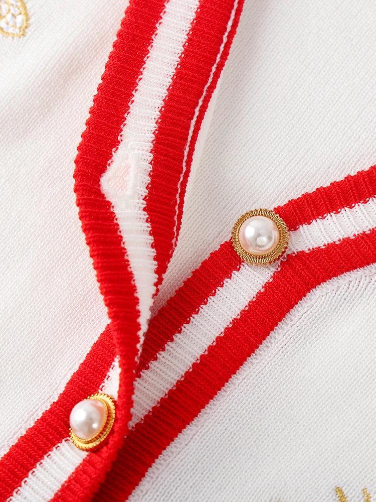 Elizabeth Bee Embroidery Cardigan from The House of CO-KY - Coats & Jackets