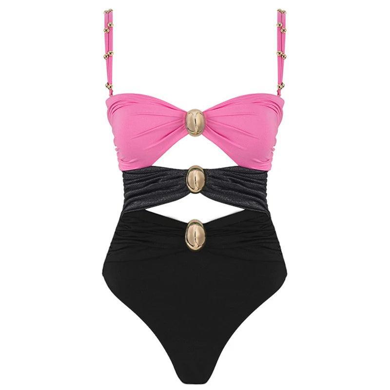 Haley Swimsuit With Cover Up - Black from The House of CO-KY - Swimwear