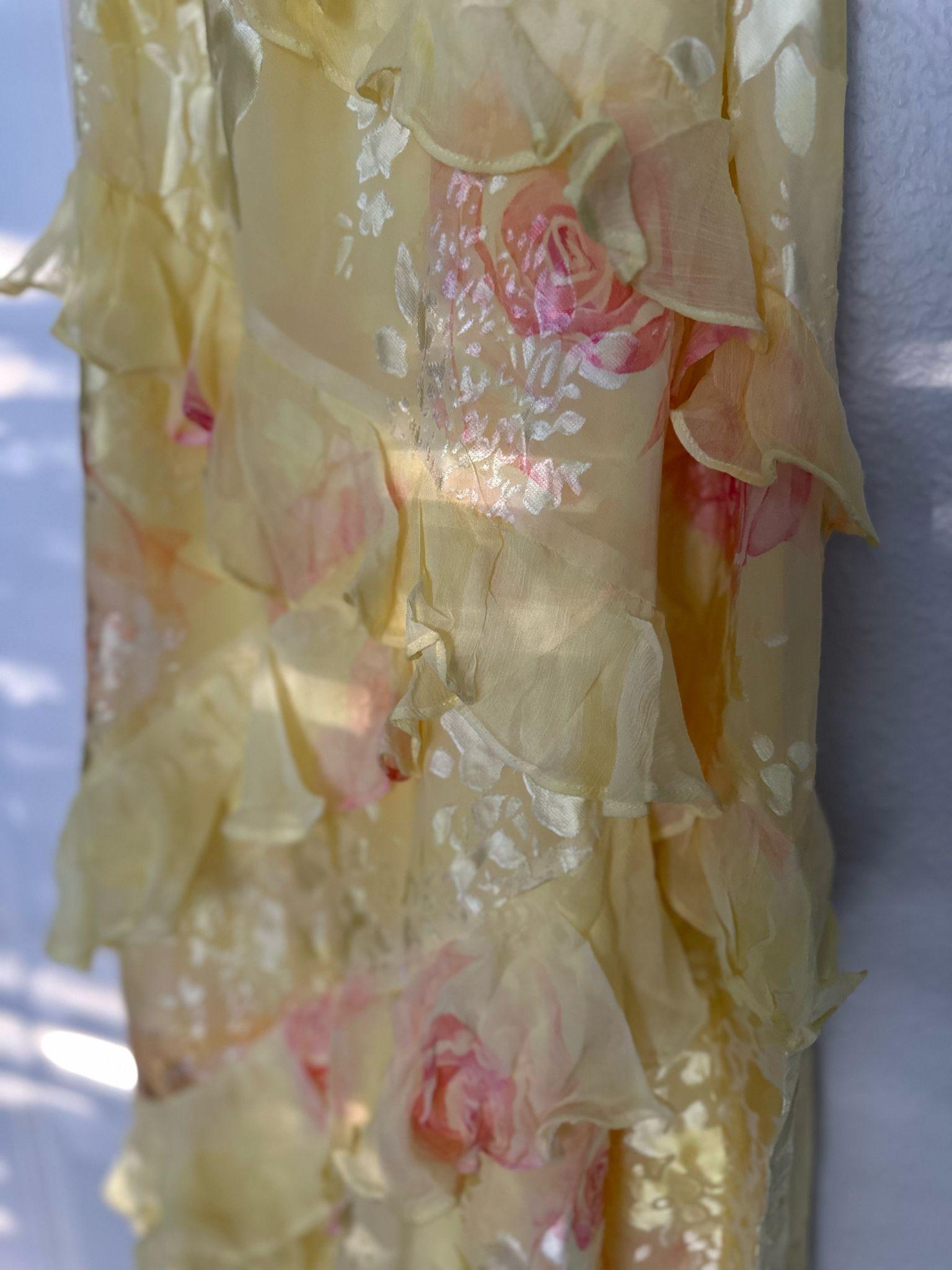 Sofia Ruffles Backless Dress - Yellow from The House of CO-KY - Dresses