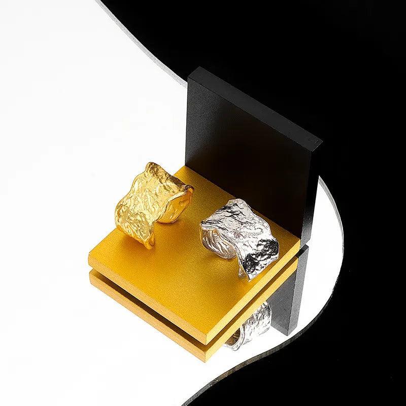 Vintage Textured Resizable Ring from The House of CO-KY - Rings