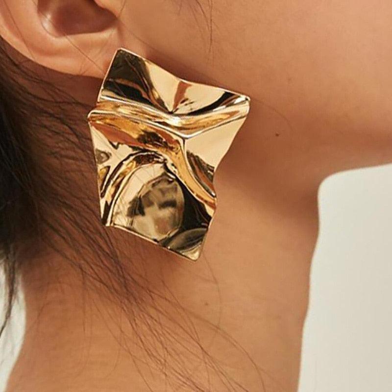 Corrina Geometric Clip Earrings from The House of CO-KY - Earrings