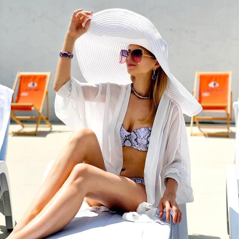 Foldable Oversized Brim Hat from The House of CO-KY - Hats