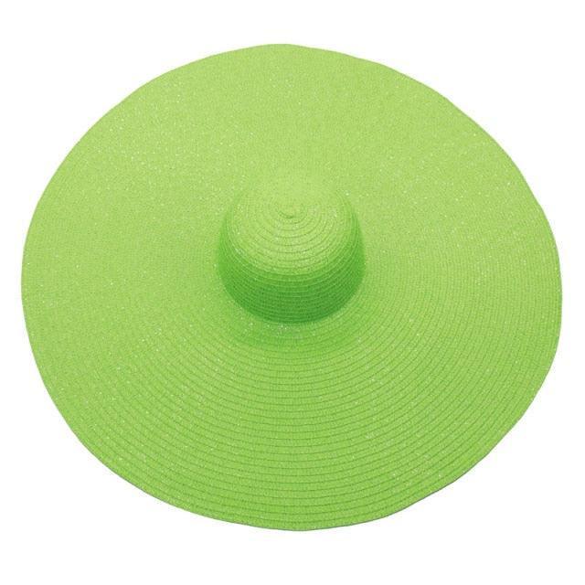 Foldable Oversized Brim Hat – navy – statement style