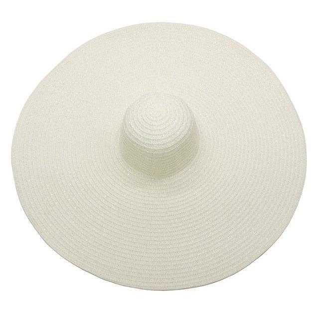 Foldable Oversized Brim Hat – navy – statement style