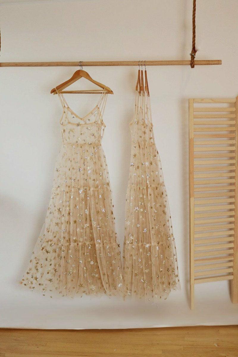 Long Sweet Tulle Stars Dress from The House of CO-KY - Dresses