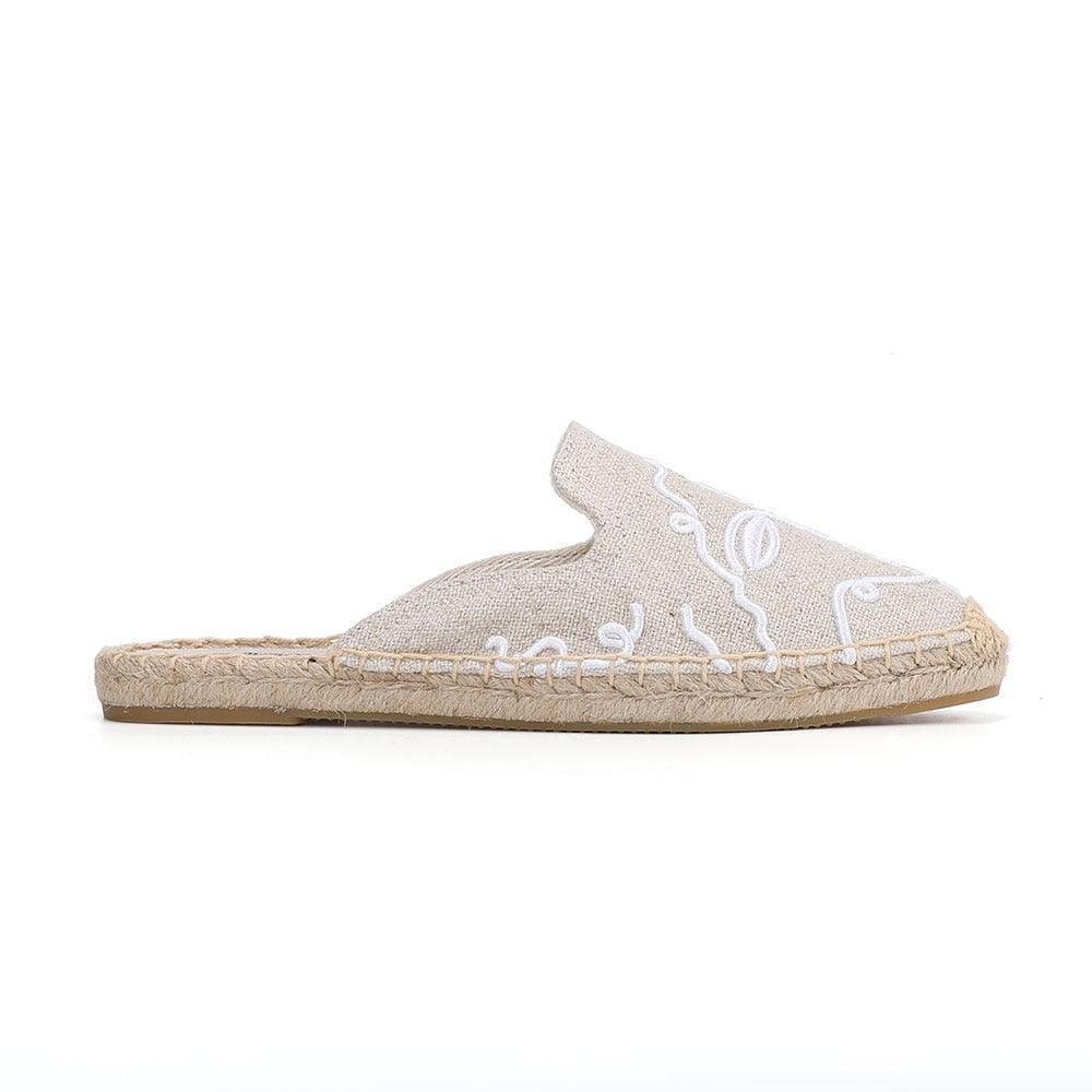 Looking At You Espadrille Mules - Beige from The House of CO-KY - Shoes
