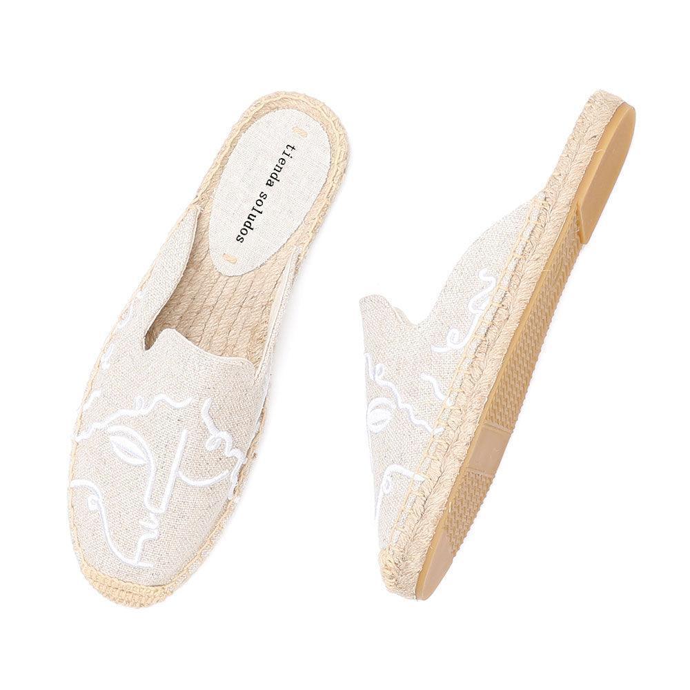 Looking At You Espadrille Mules - Beige from The House of CO-KY - Shoes