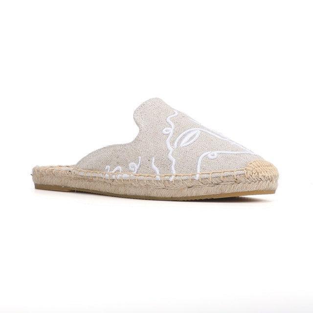 Looking At You Espadrille Mules - Beige from The House of CO-KY - Shoes