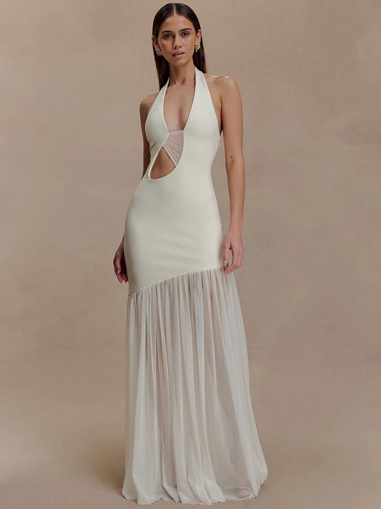 Lucy Halter Sırtı Açık Elbise