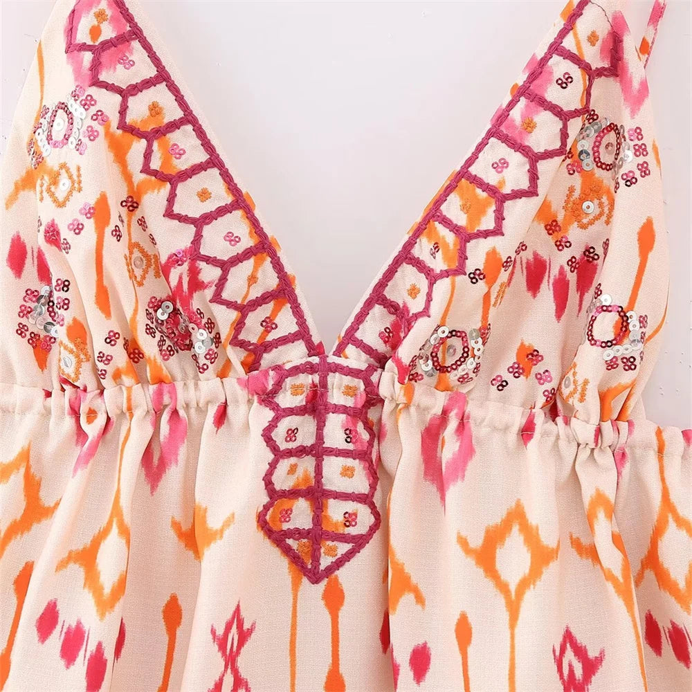Katie Summer V-Neck Top