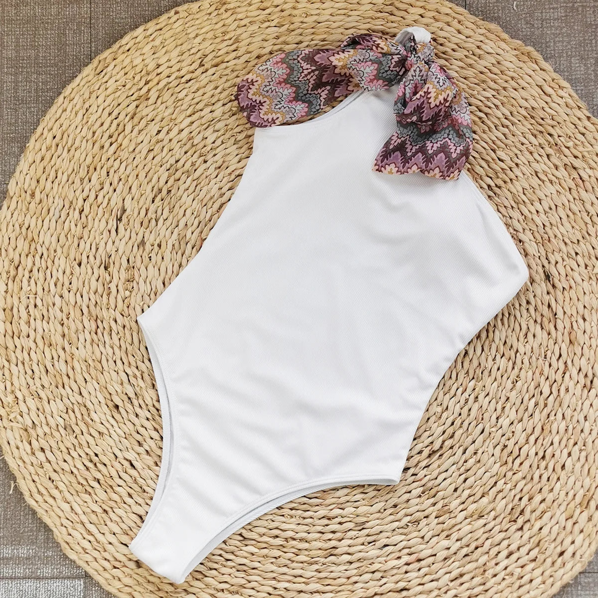 Boho Ruffle Swimsuit & Wrap Skirt Set