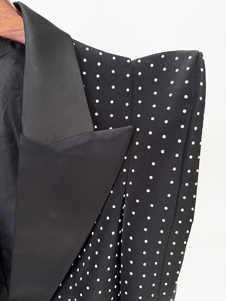 Claudia Polka Dot Blazer