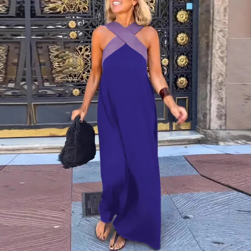 Abito con scollo all'americana incrociato Lola